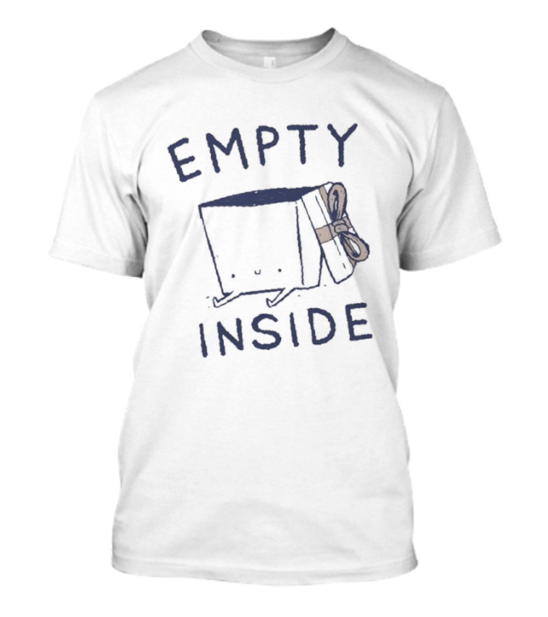 Empty Inside Box With Bow Gift Package T-Shirt