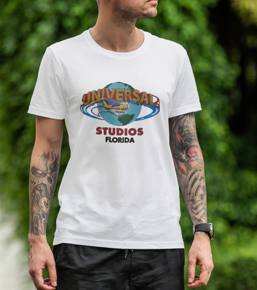 Universal Studios Florida Earth Airplane T-Shirt