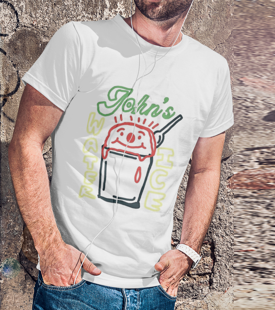 John's Water Ice Clown Cup With Spoon T-Shirt