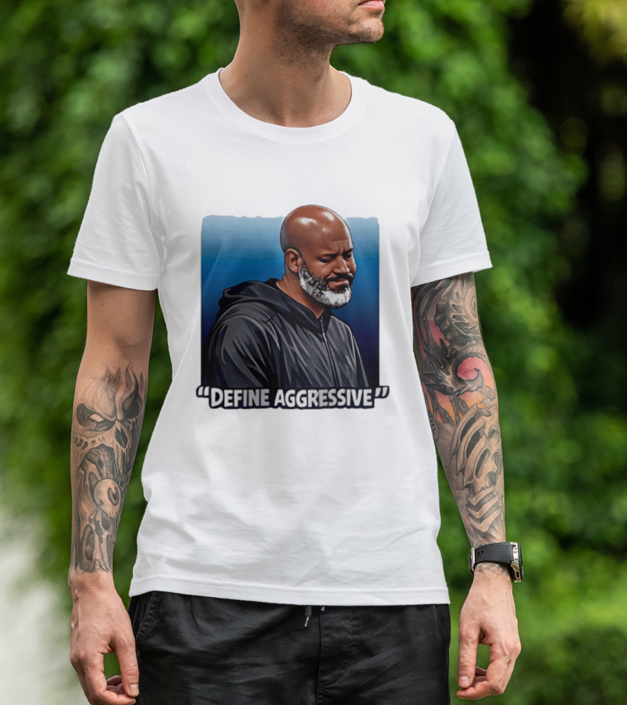 Define Aggressive Detroit Lions Brad Holmes T-Shirt