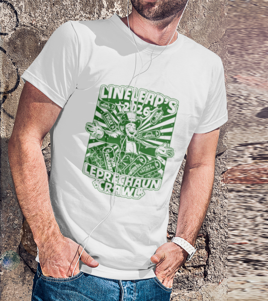 Lineleap's 2026 Leprechaun Crawl T-Shirt