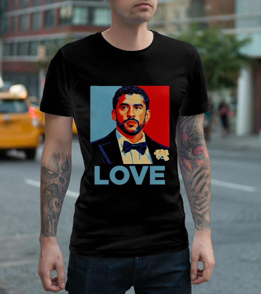 Bad Bunny LOVE Puerto Rico Super Benito T-Shirt