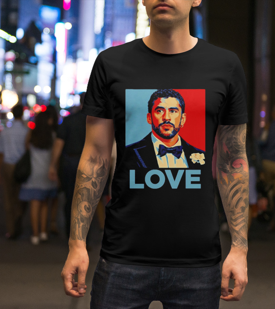 Bad Bunny LOVE Puerto Rico Super Benito T-Shirt