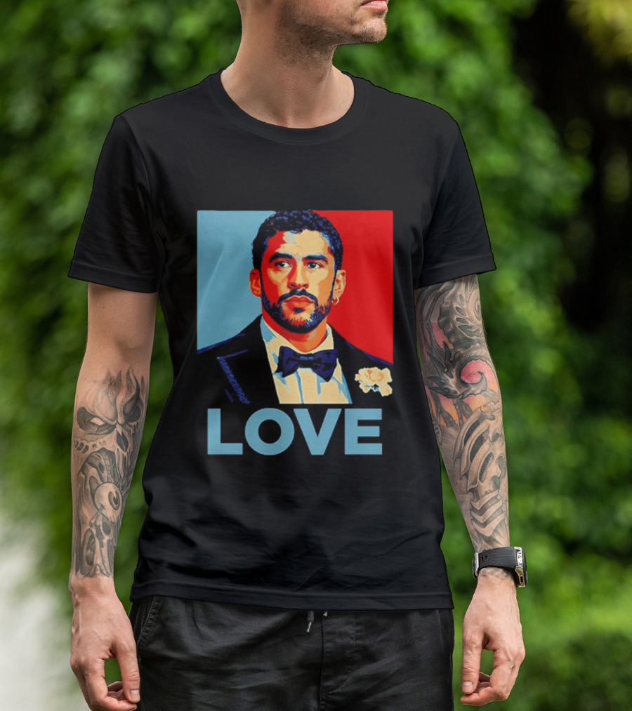 Bad Bunny LOVE Puerto Rico Super Benito T-Shirt