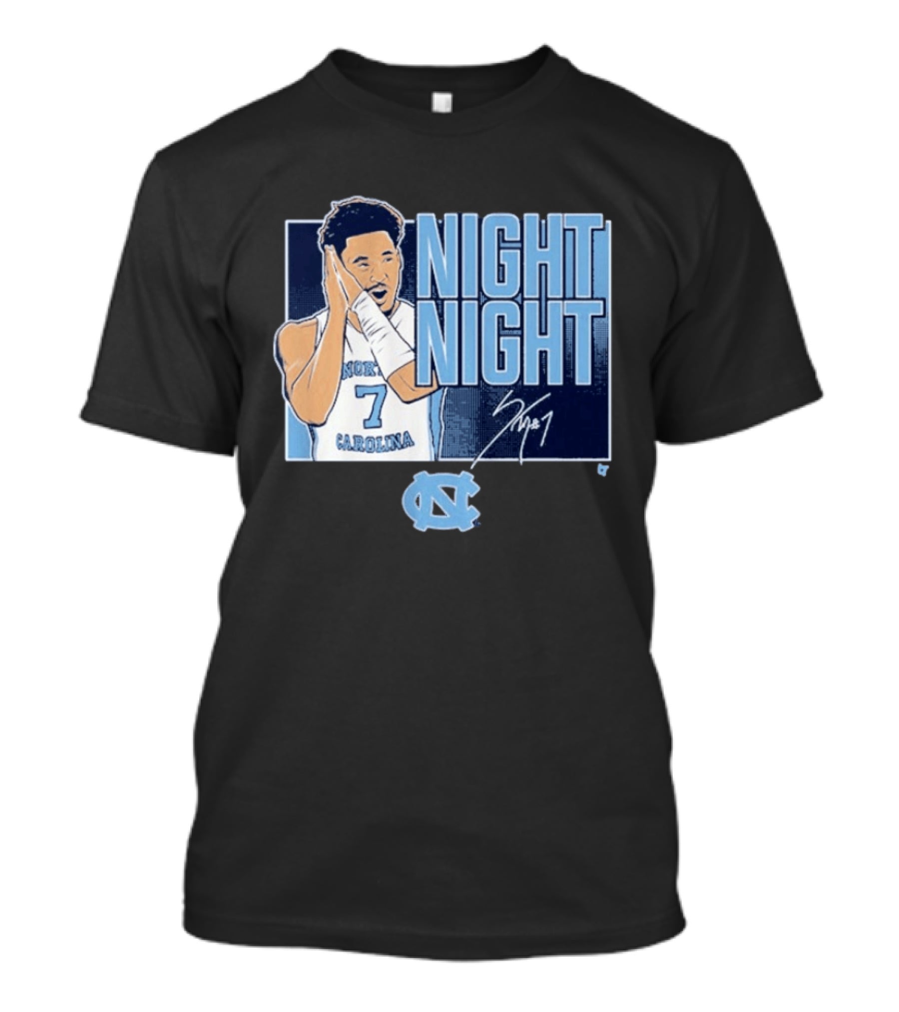 Seth Trimble Night Night North Carolina Tar Heels Basketball UNC T-Shirt