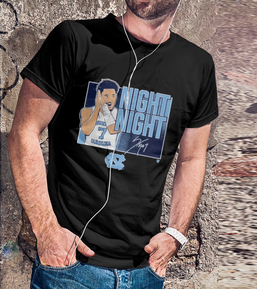 Seth Trimble Night Night North Carolina Tar Heels Basketball UNC T-Shirt