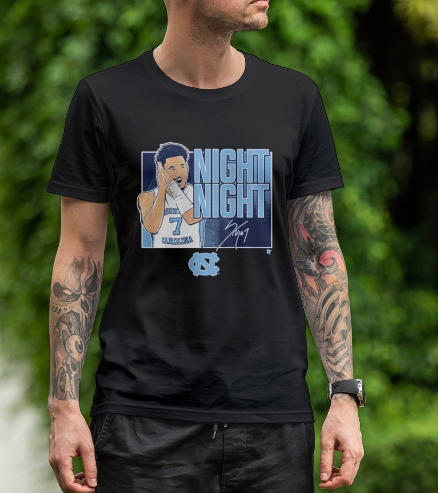Seth Trimble Night Night North Carolina Tar Heels Basketball UNC T-Shirt