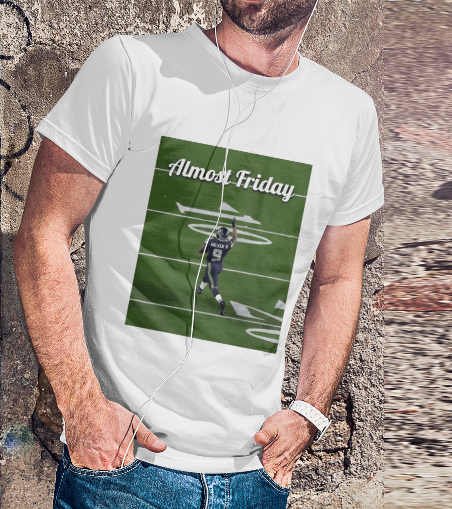 Almost Friday Kenneth Walker III Seahawks Football Celebration T-Shirt