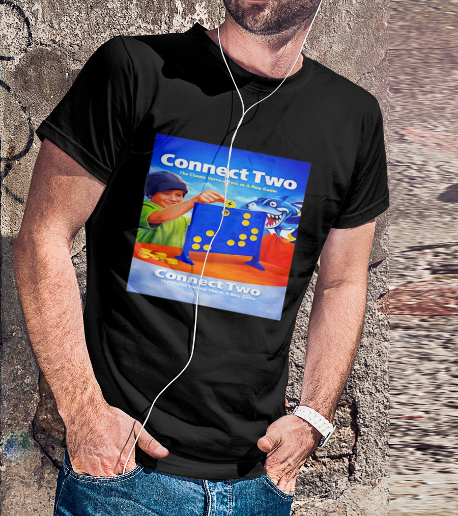 Connect Two The Classic Vertical Two In A Row Game T-Shirt