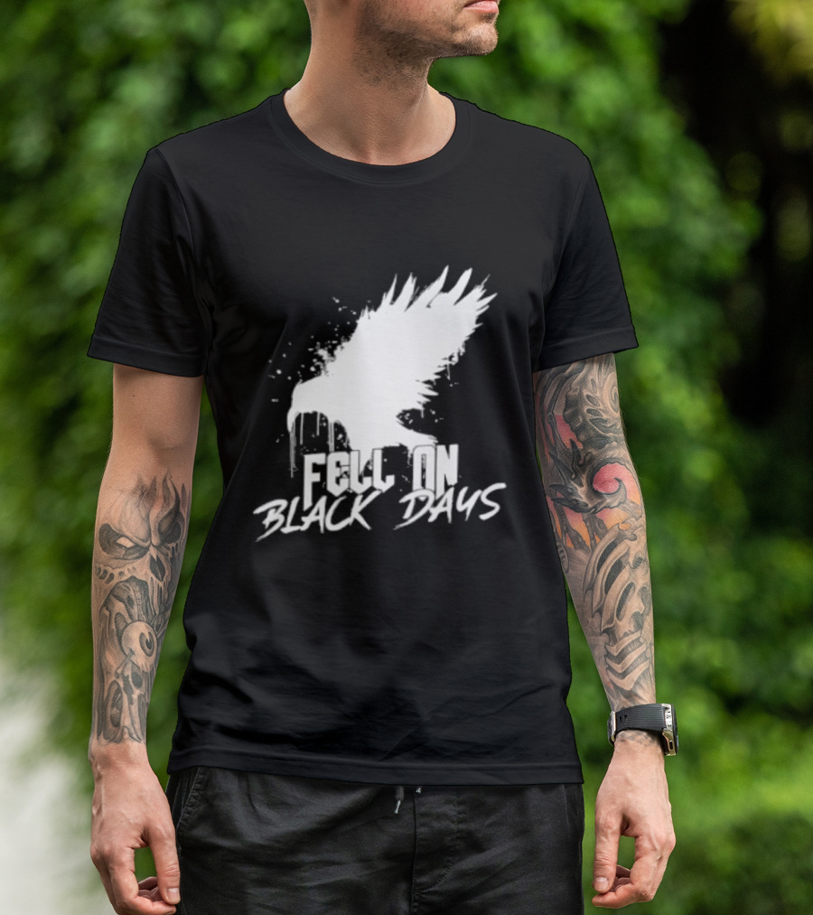 Fell On Black Days Raven Bird T-Shirt