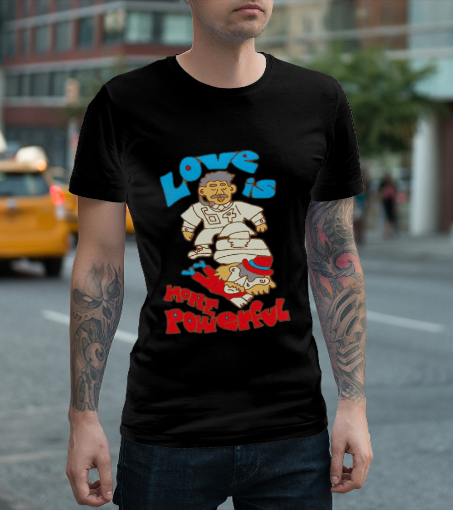 Love Is More Powerful Sam Lane 04 Football Tackle Cartoon T-Shirt