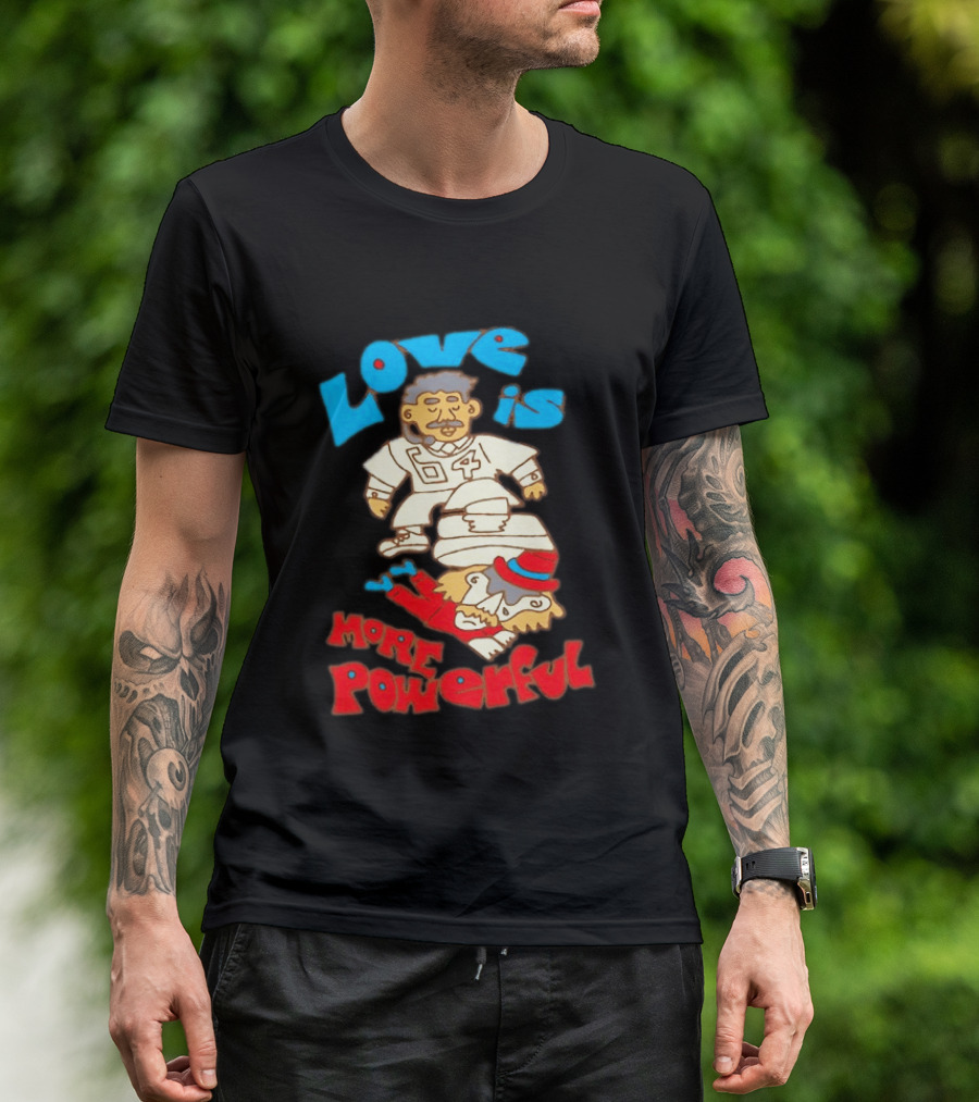 Love Is More Powerful Sam Lane 04 Football Tackle Cartoon T-Shirt
