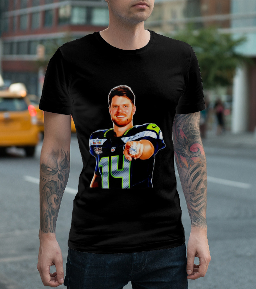 Seahawks Sam Darnold Champions Ring USA 150 NFL Honors T-Shirt