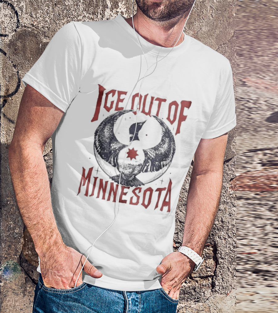 Ice Out Of Minnesota Loon T-Shirt