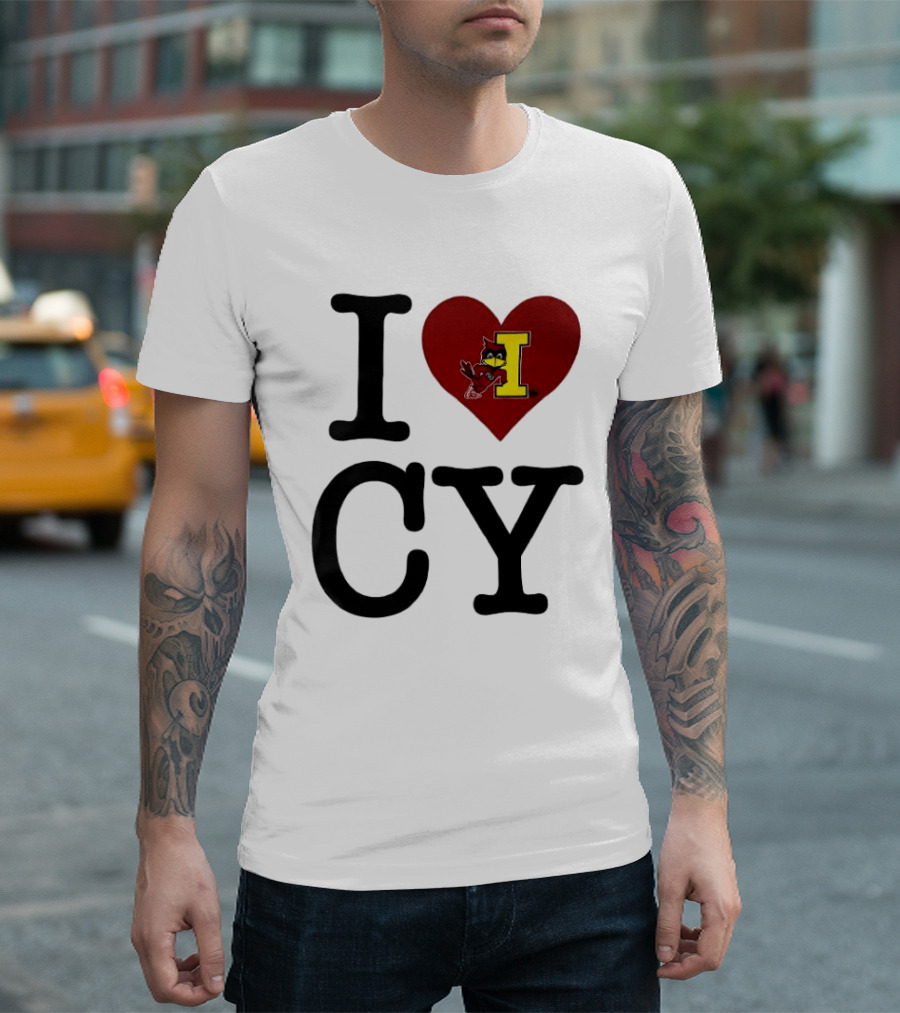 Iowa State Cyclones I Heart CY T-Shirt