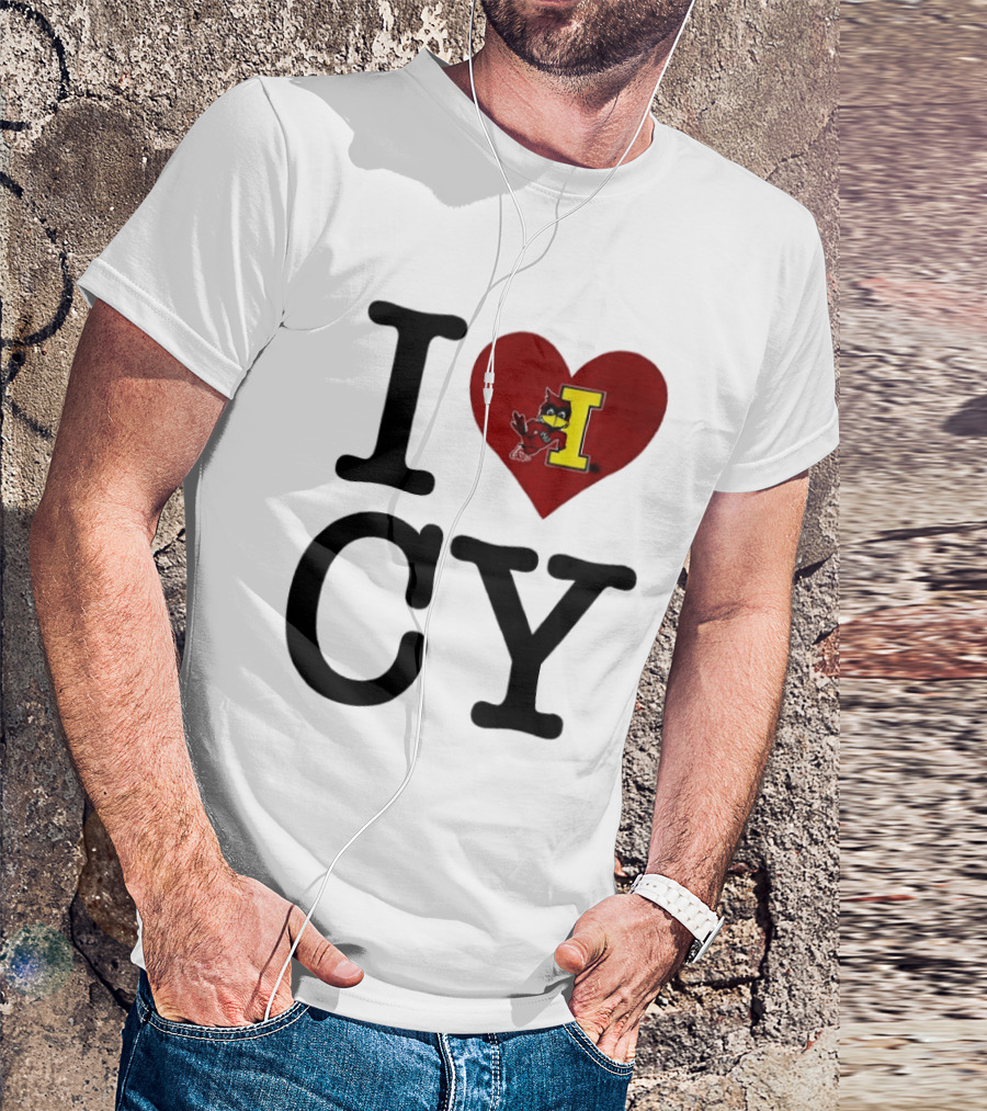 Iowa State Cyclones I Heart CY T-Shirt