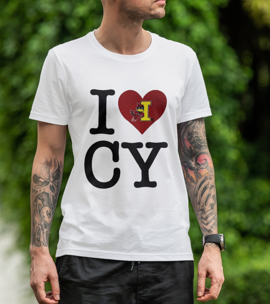 Iowa State Cyclones I Heart CY T-Shirt
