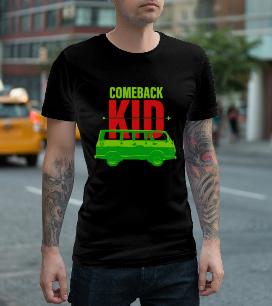 Louden Swain Comeback Kid Green Van Arrow T-Shirt