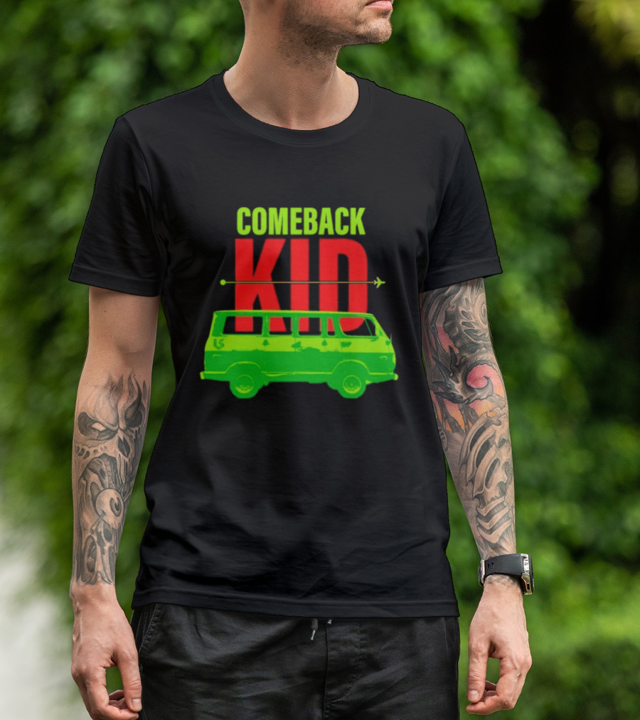 Louden Swain Comeback Kid Green Van Arrow T-Shirt