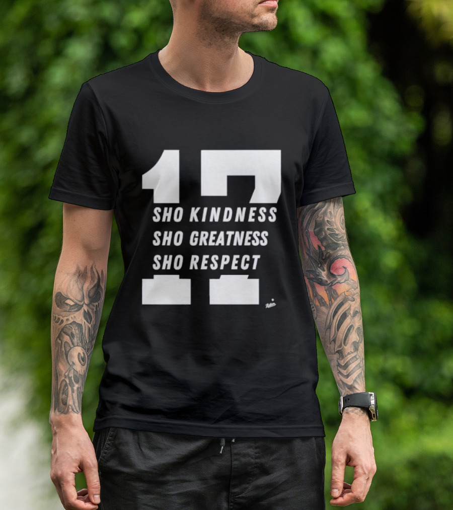 Shohei Ohtani Kindness Greatness Respect Number 17 T-Shirt