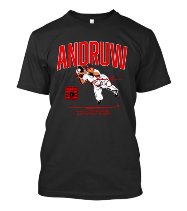 Andruw Jones National Baseball Hall Of Fame Class Of 2026 T-Shirt