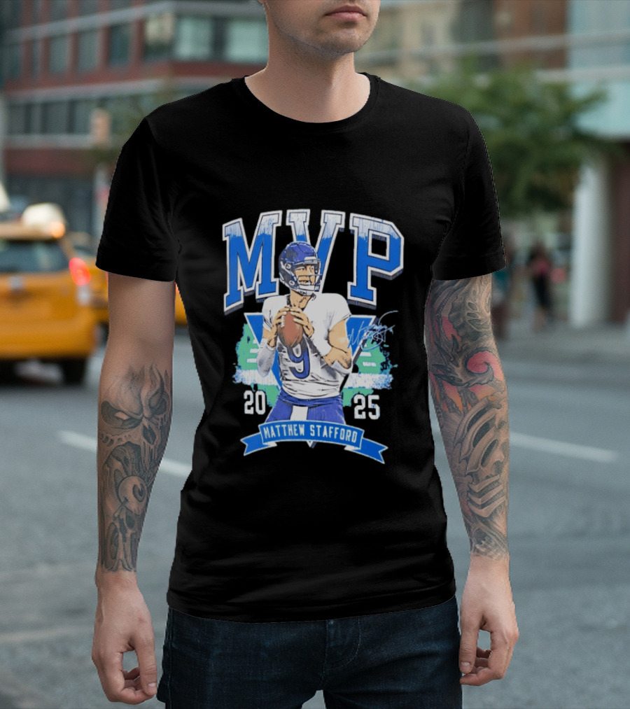 Matthew Stafford MVP 2025 Los Angeles Rams T-Shirt
