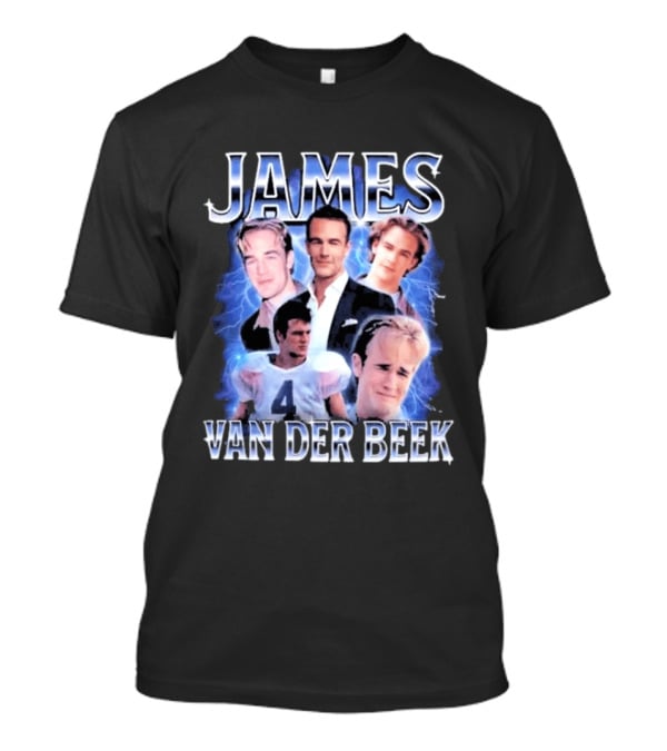 James Van Der Beek 90s Iconic Characters Collage T-Shirt