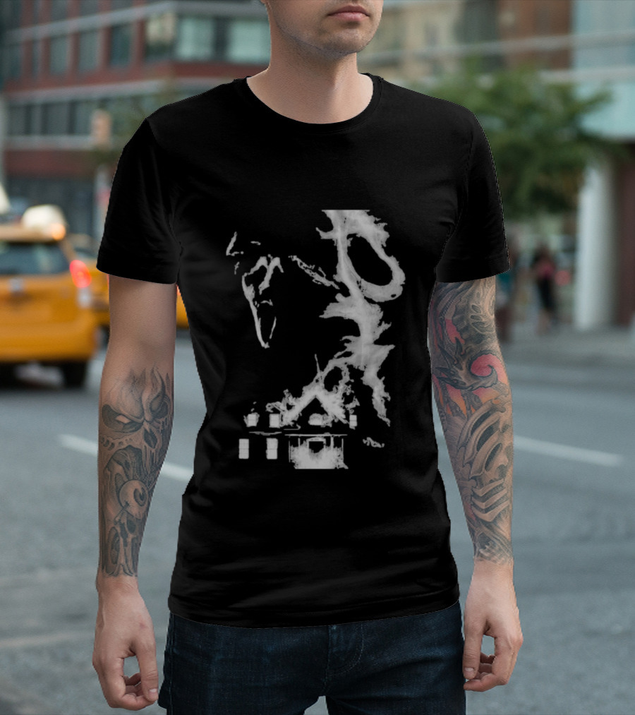 30th Anniversary Scream Kill Tour Texas Chainsaw Massacre Map T-Shirt