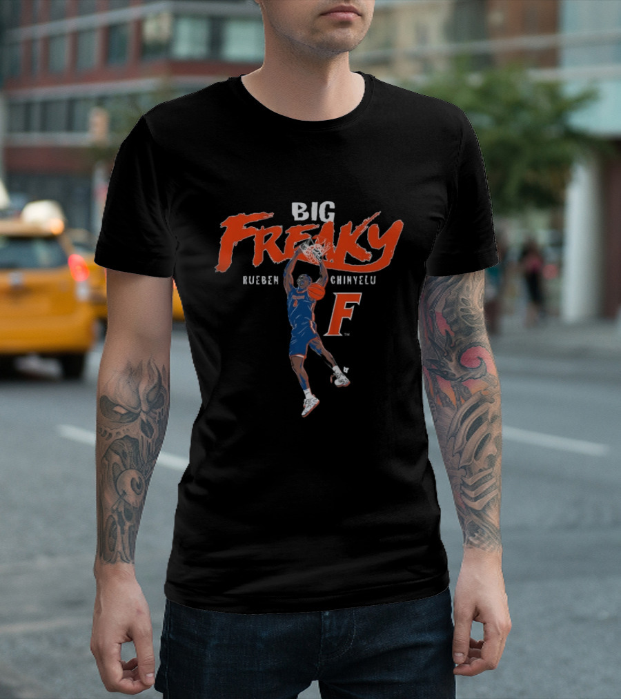 Rueben Chinyelu Big Freaky Florida Basketball T-Shirt