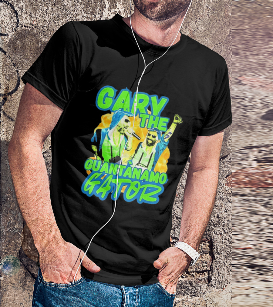 Gary The Guantanamo Gator Retro Pop Culture T-Shirt