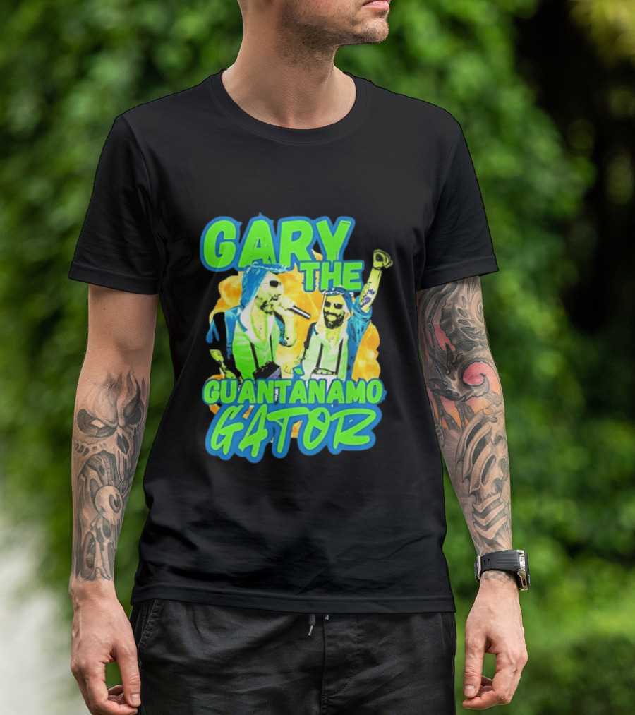Gary The Guantanamo Gator Retro Pop Culture T-Shirt