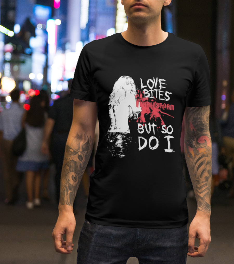 Halestorm Love Bites But So Do I Middle Finger Women's Clothing T-Shirt