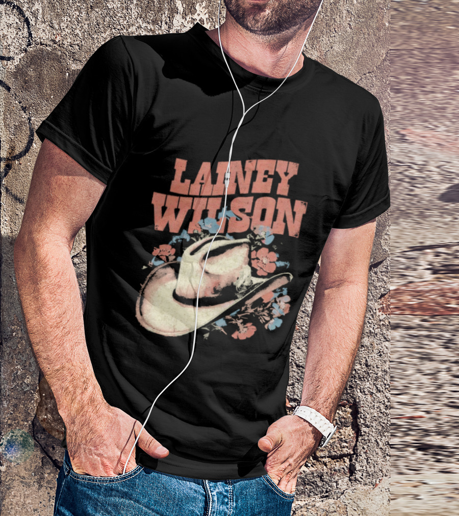 Lainey Wilson Country Music Western Hat Floral T-Shirt