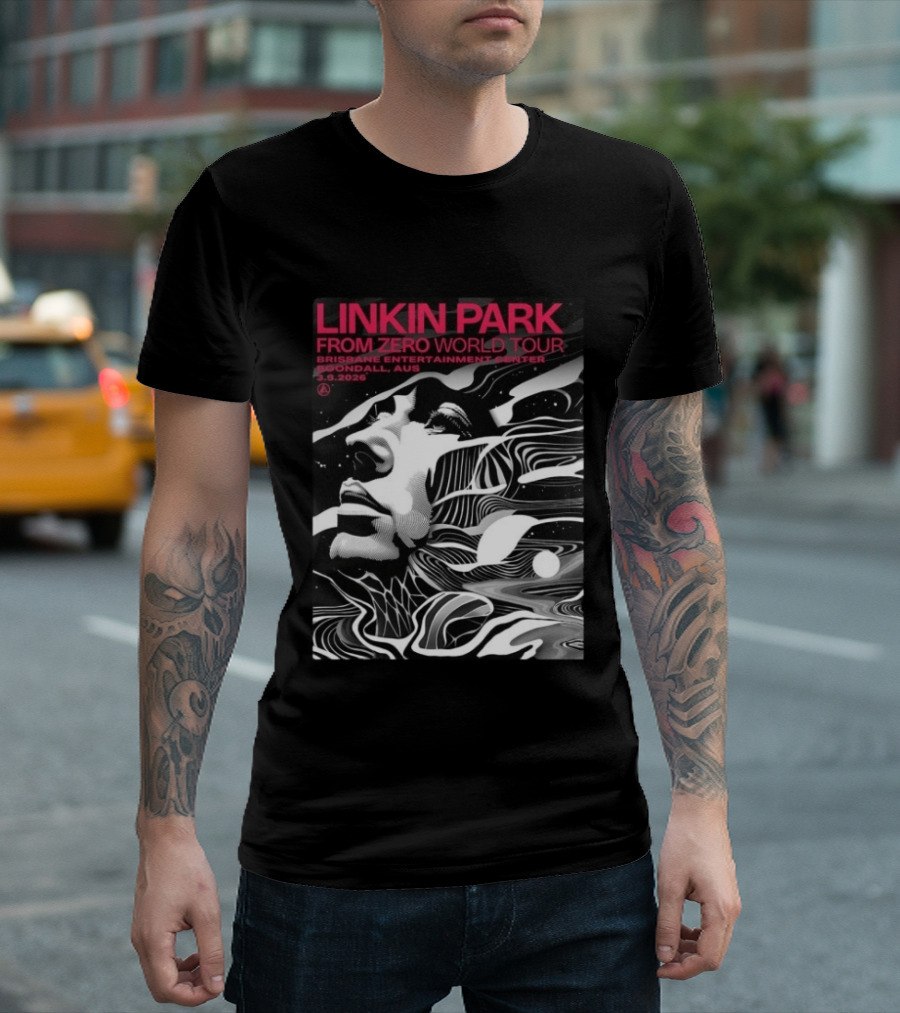 Linkin Park From Zero World Tour Brisbane Entertainment Center Boondall Australia March 3 2026 T-Shirt