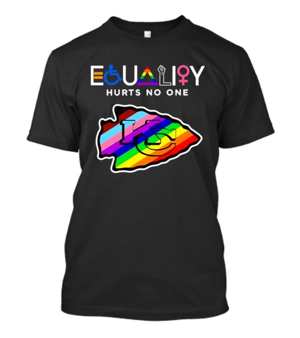 Kansas City Chiefs Equality Hurts No One LGBTQ Pride T-Shirt