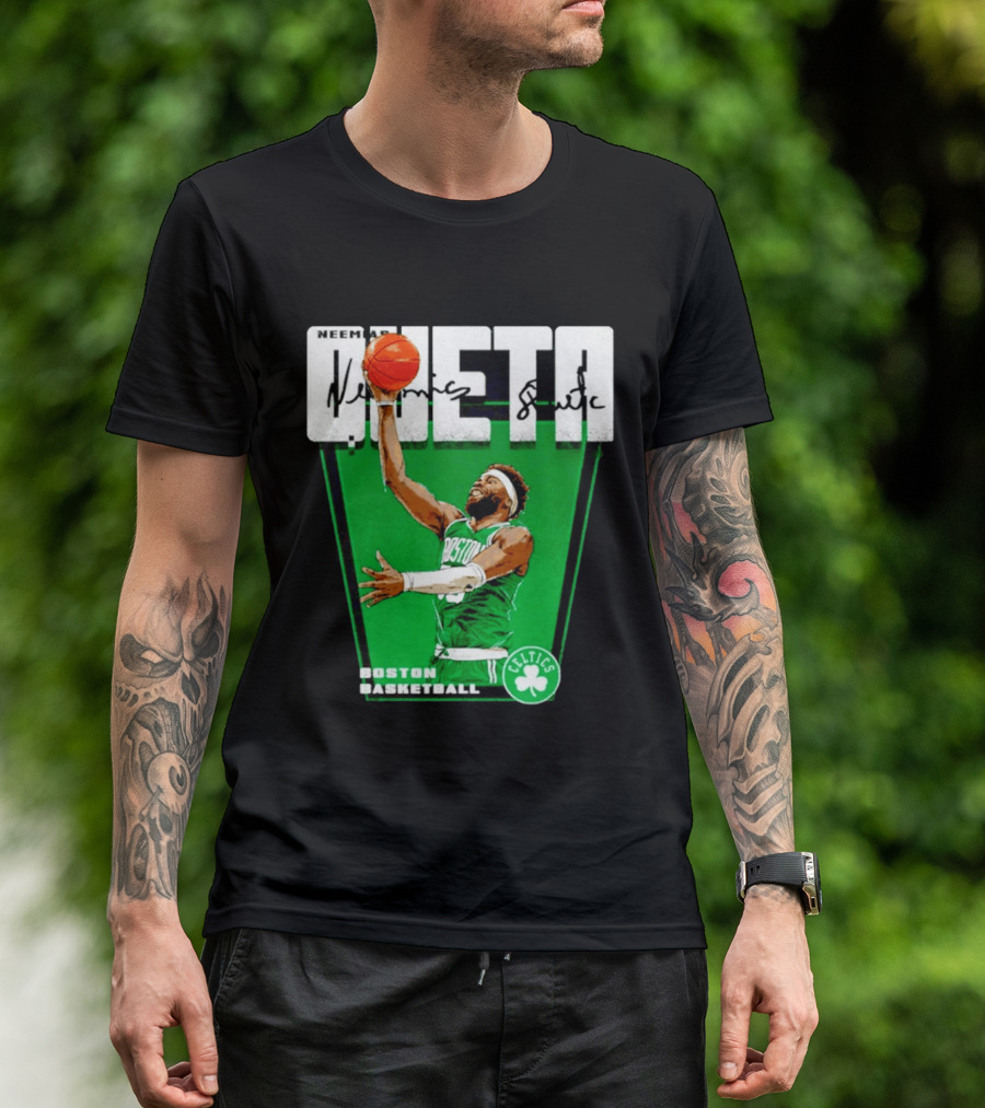 Neemias Queta Boston Celtics Basketball Celtics T-Shirt