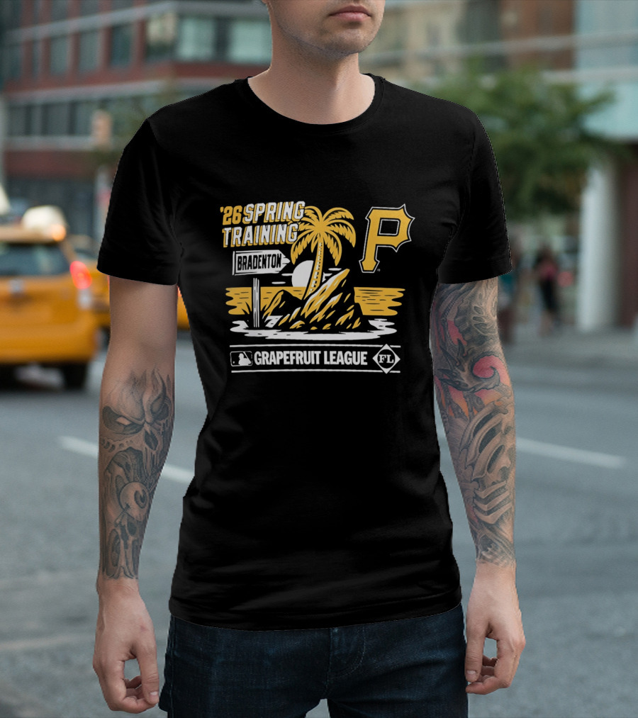 2026 Spring Training Bradenton Pittsburgh P Grapefruit League MLB FL T-Shirt
