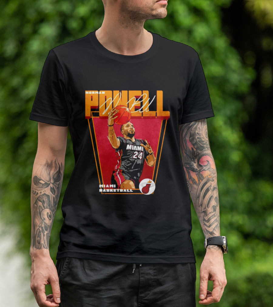 Norman Powell Miami Basketball 24 T-Shirt