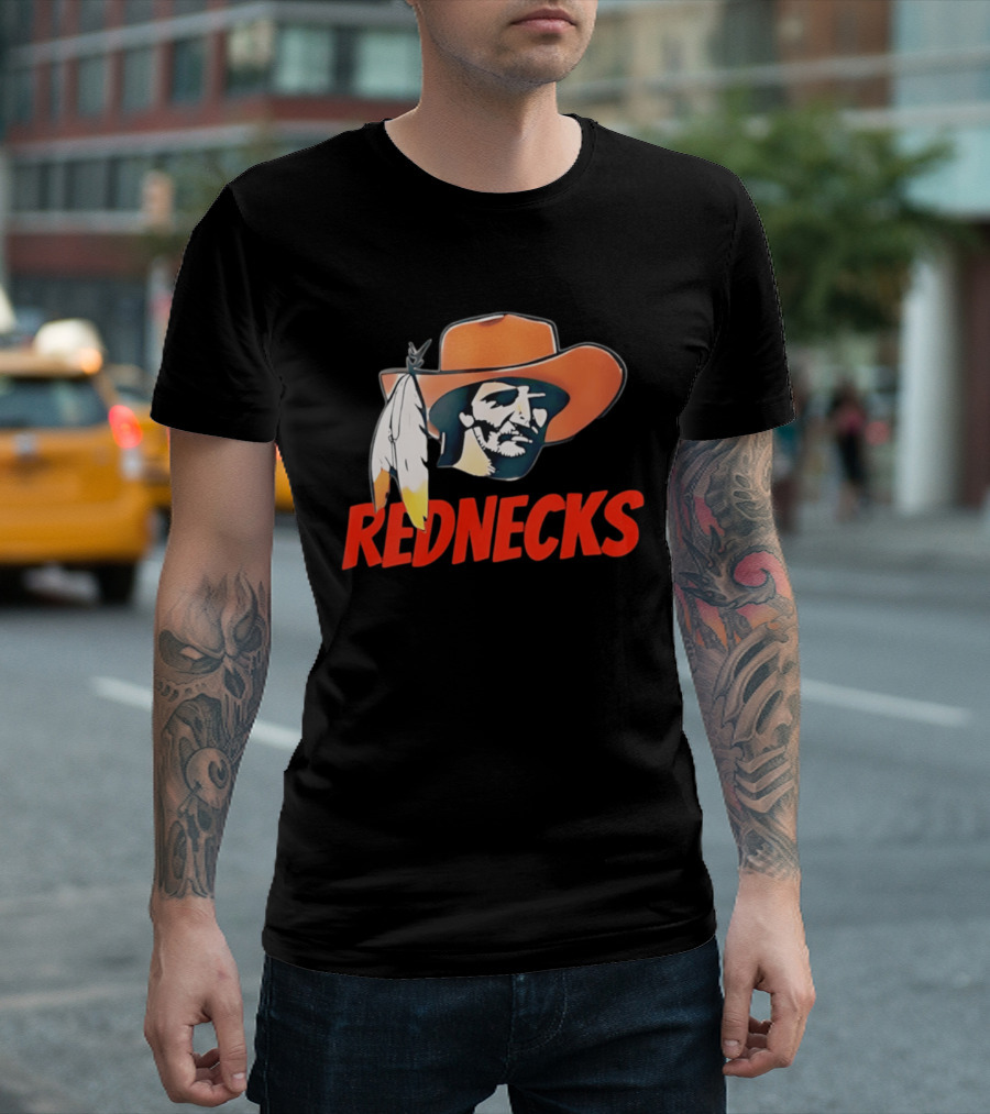 Rednecks Cowboy Hat Feather T-Shirt