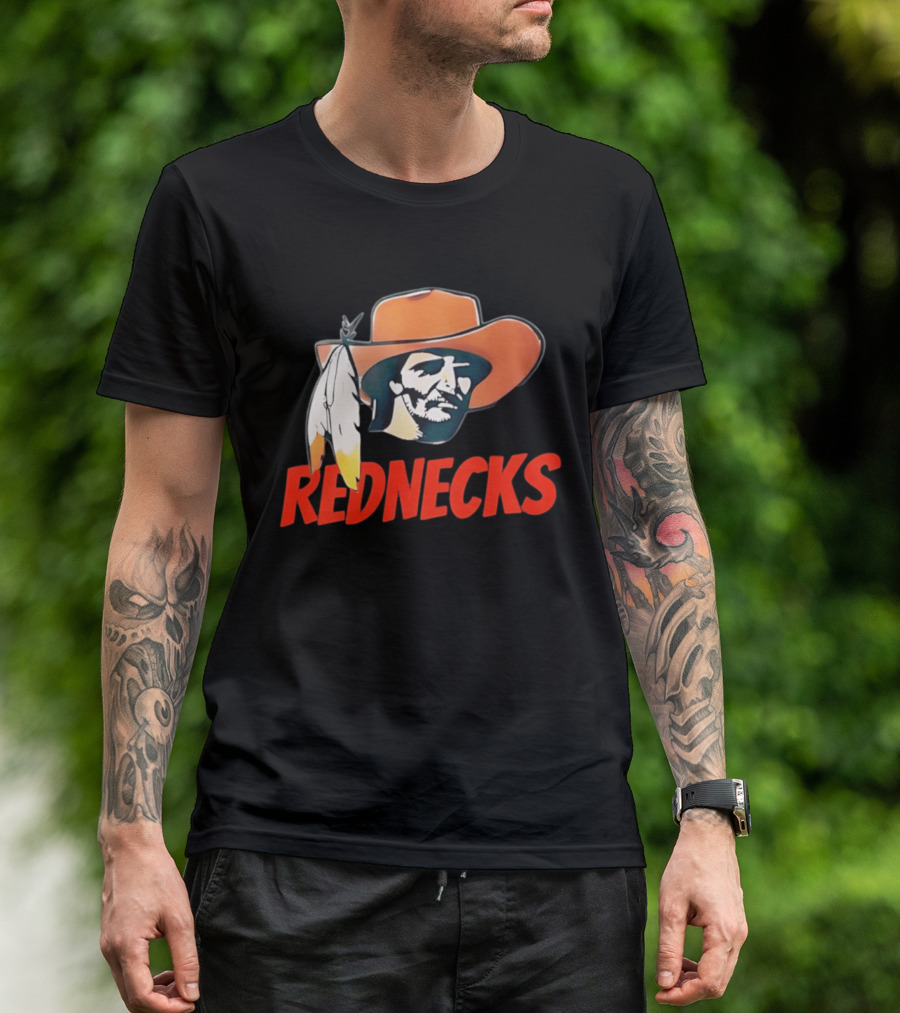 Rednecks Cowboy Hat Feather T-Shirt