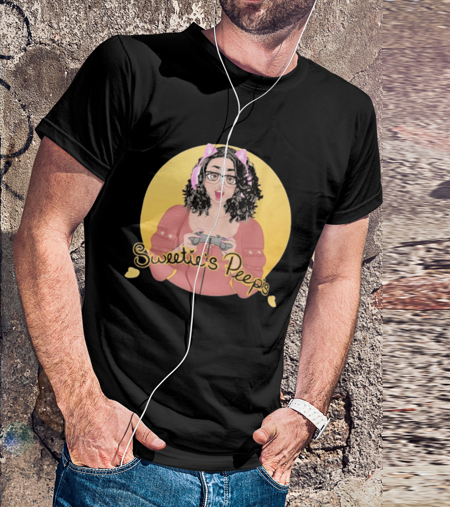 Sweetie's Peeps Gamer Girl Headset And Glasses T-Shirt