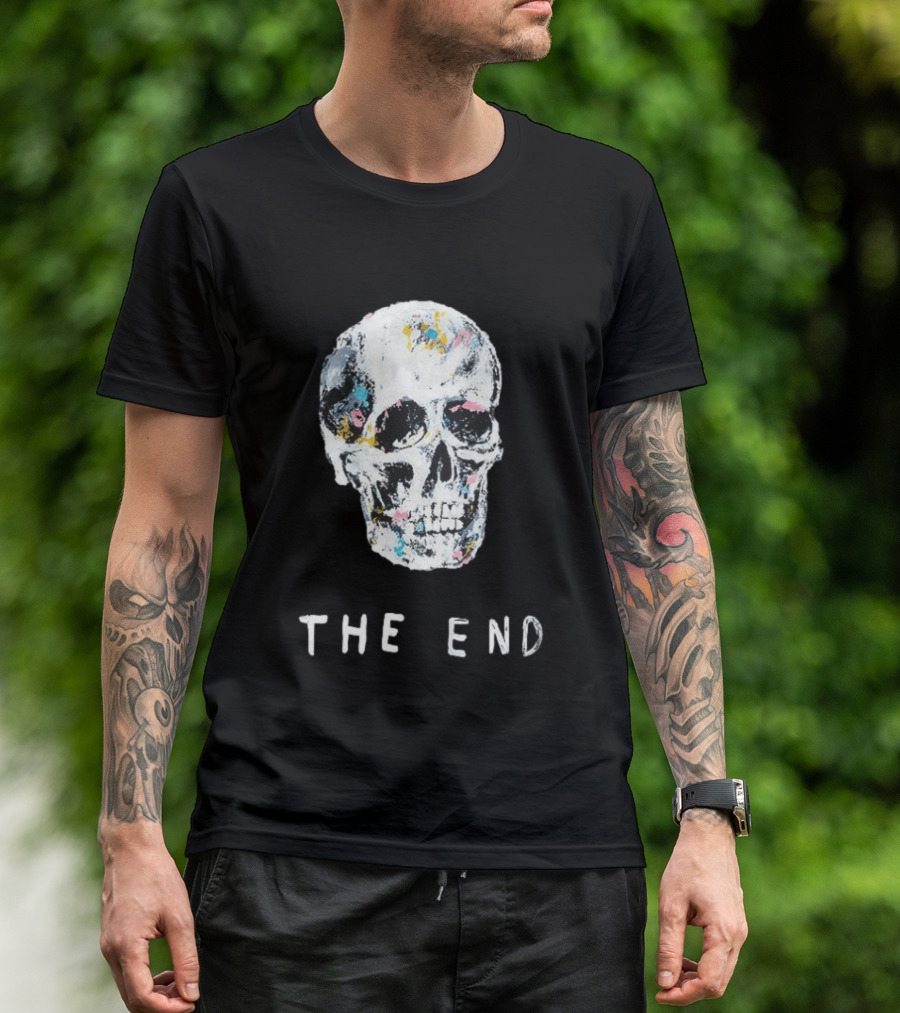 The End Colorful Skull T-Shirt