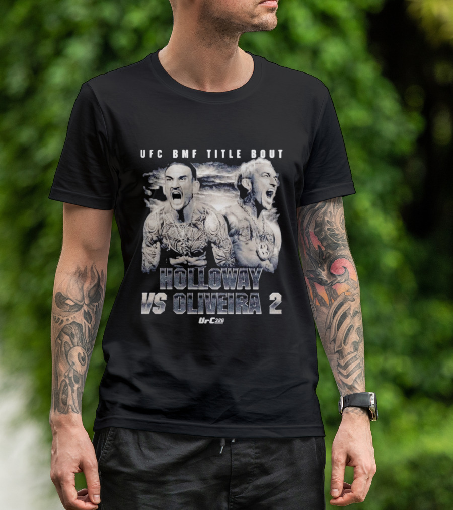 UFC BMF Title Bout Holloway Vs Oliveira 2 Or 326 T-Shirt