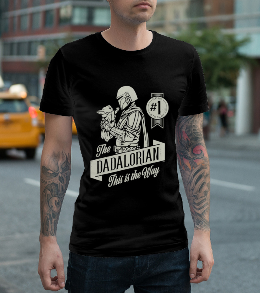 The Dadalorian Yoda Mandalorian Star Wars This Is The Way #1 T-Shirt