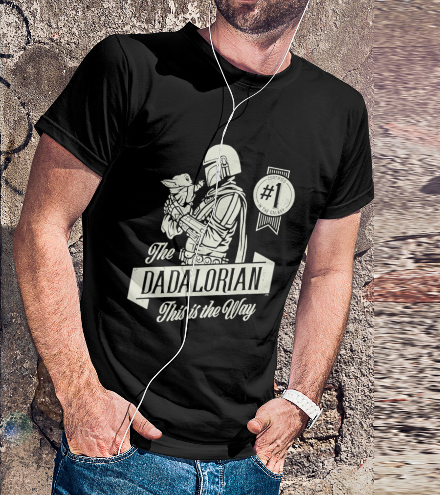 The Dadalorian Yoda Mandalorian Star Wars This Is The Way #1 T-Shirt