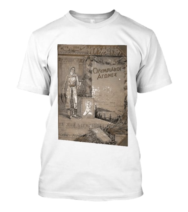 776 1896 Olympiakoi Agones Athina Athènes Jeux Olympiques T-Shirt