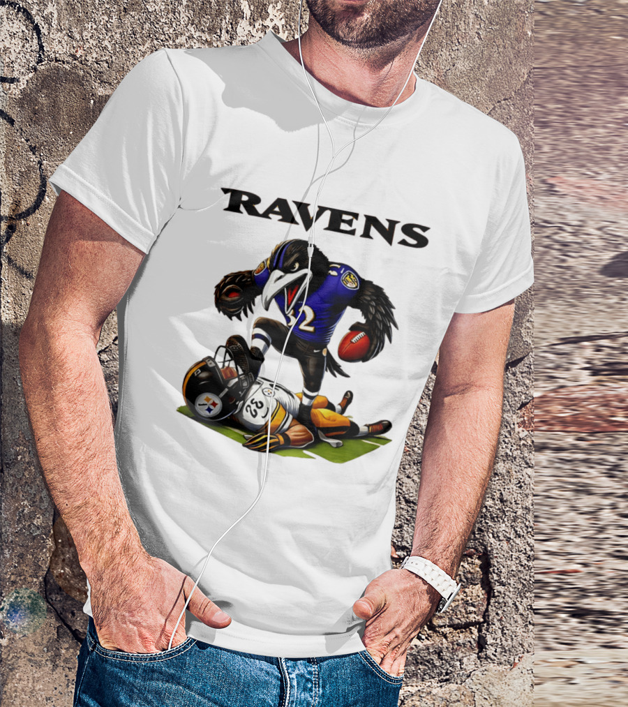 Ravens Vs Steelers Rivalry Intensity Football Battle T-Shirt