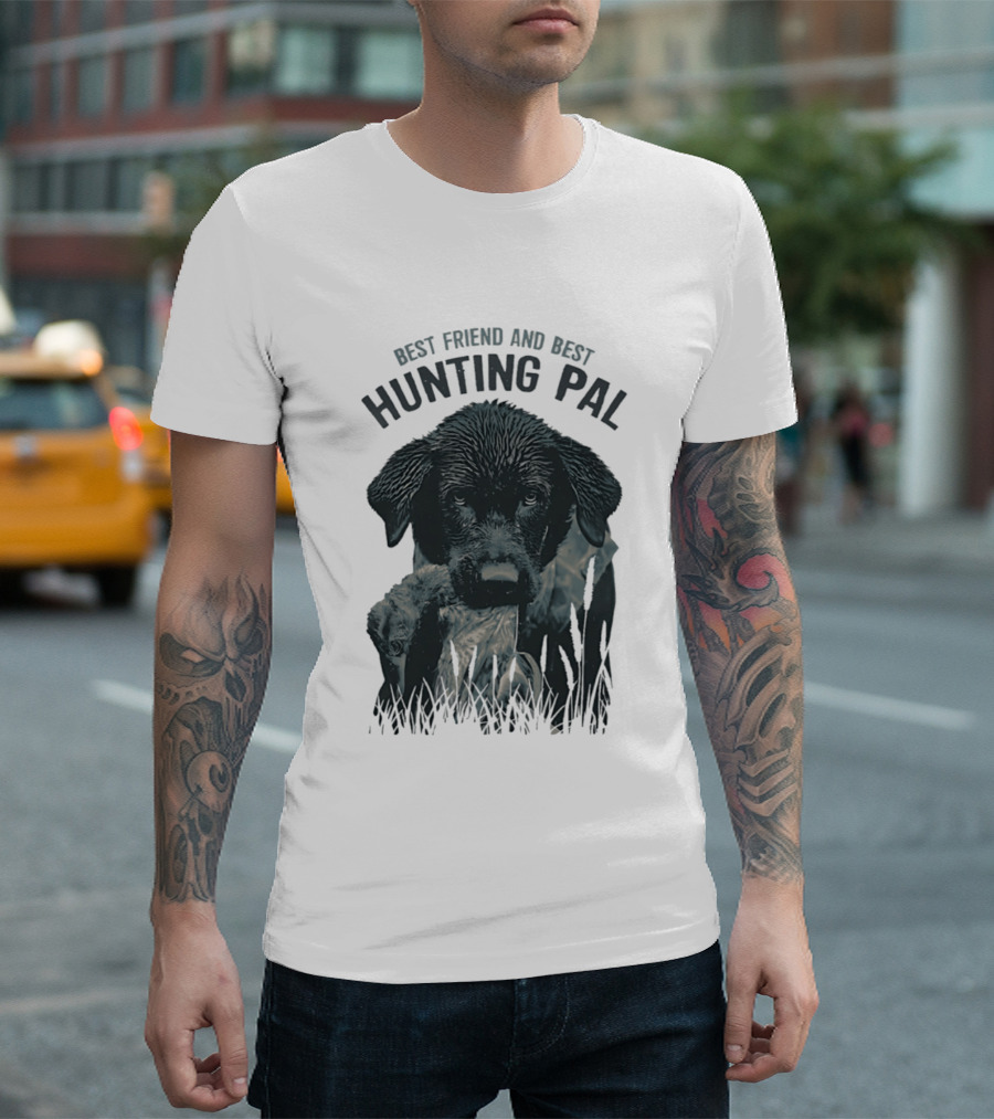 Best Friend And Best Hunting Pal Dog Retriever T-Shirt