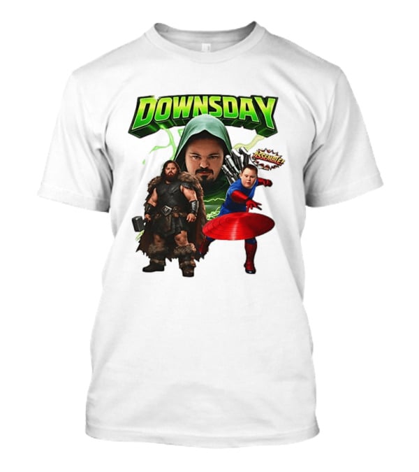 Donwsday Assemble Domesday X Down Syndrome Superhero T-Shirt