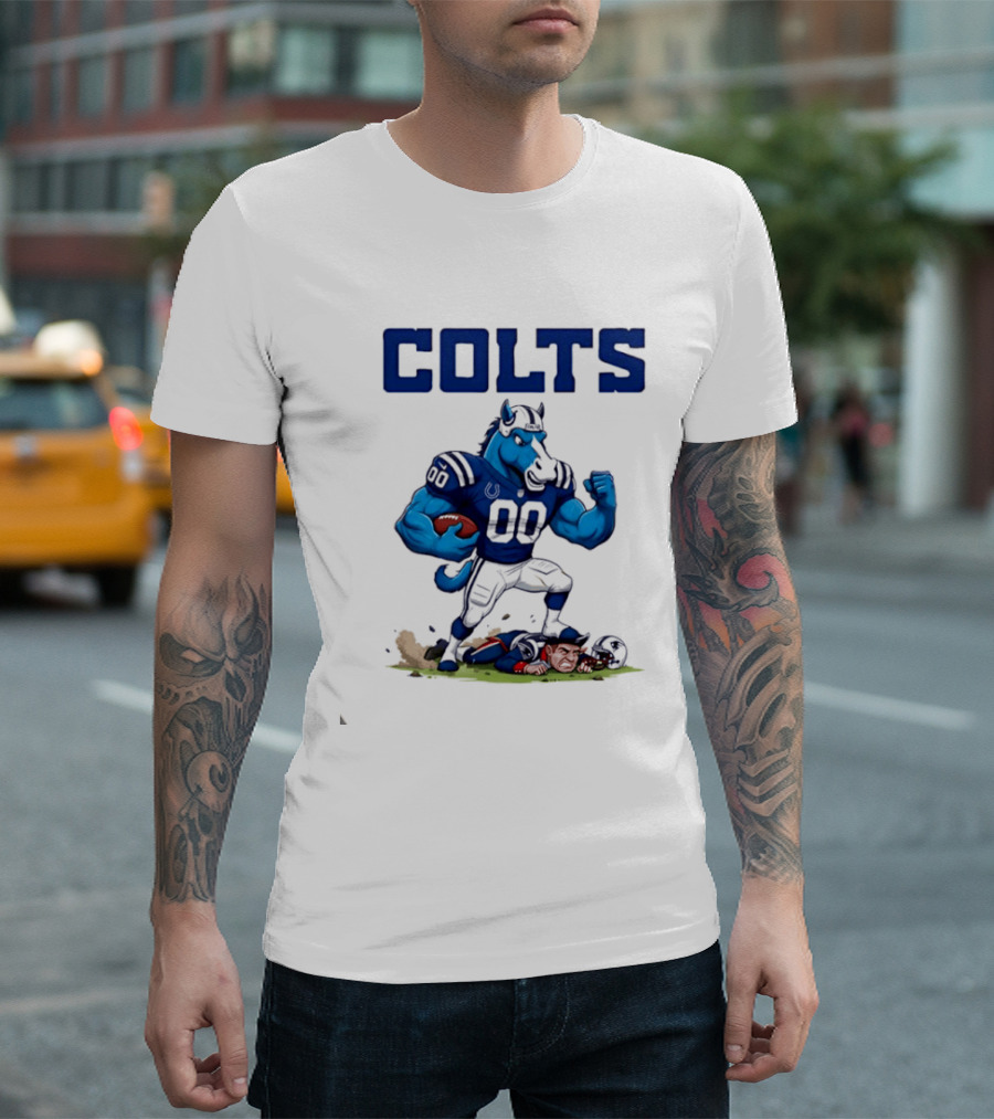 Indianapolis Colts Vs New England Patriots Beat Rivalries Colts Victory T-Shirt